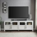 Hudson & Canal 75 in. Holbrook Rectangular TV Stand White TV1723